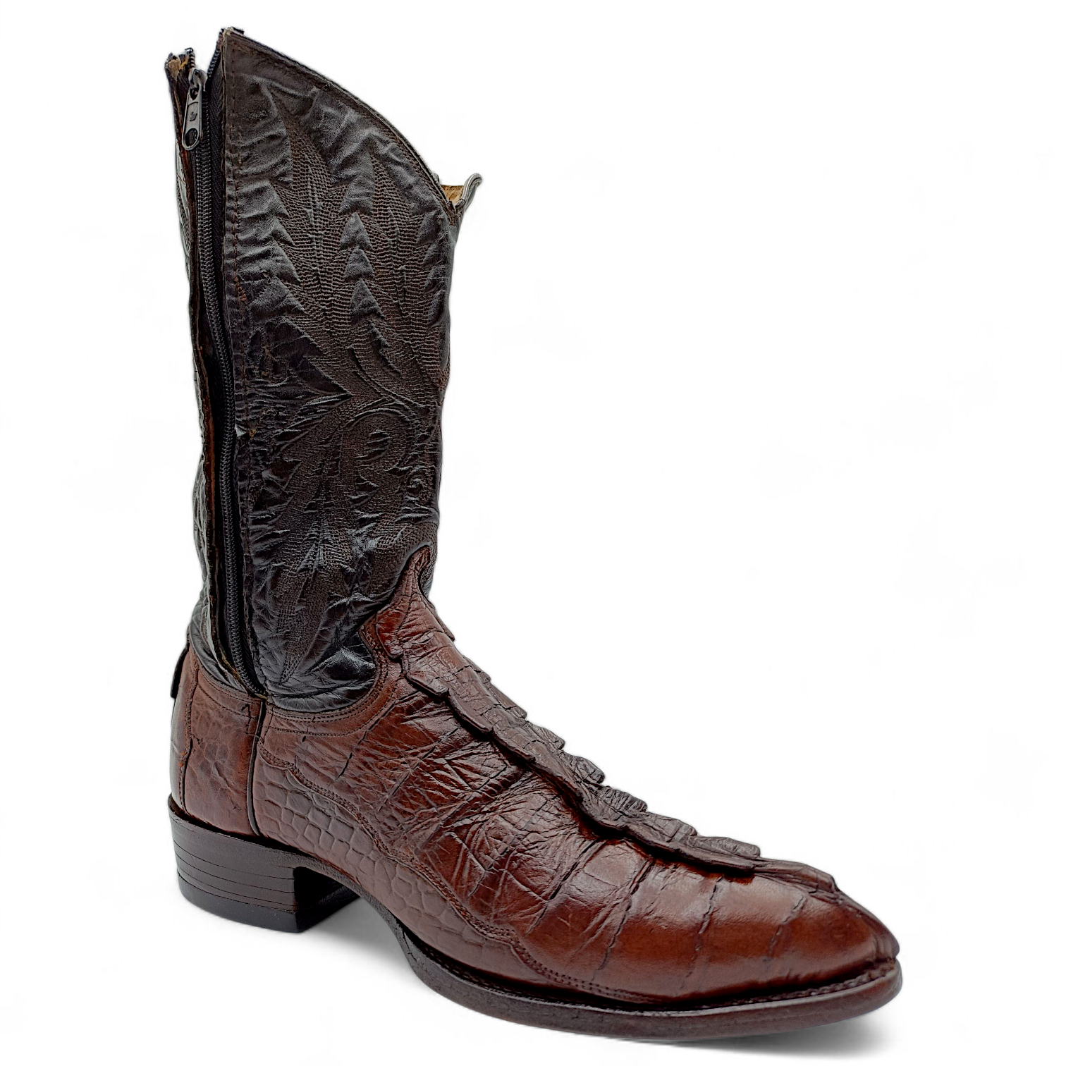 BOTA VAQUERA EN PIEL IMITACIÓN DE COCODRILO PARA CABALLERO (MSN)