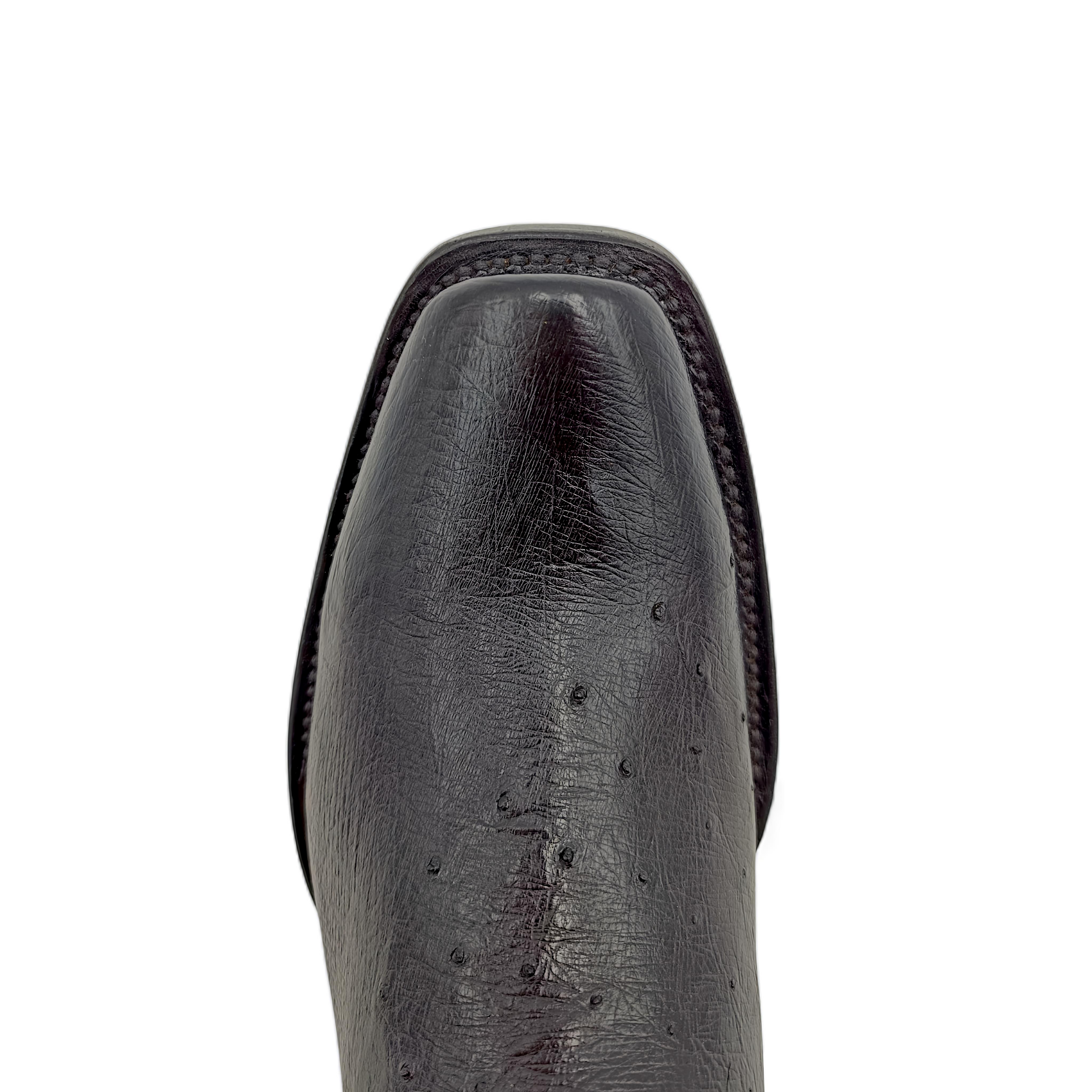 BOTA VAQUERA EN PIEL GENUINA DE AVESTRUZ PARA CABALLERO (M12)