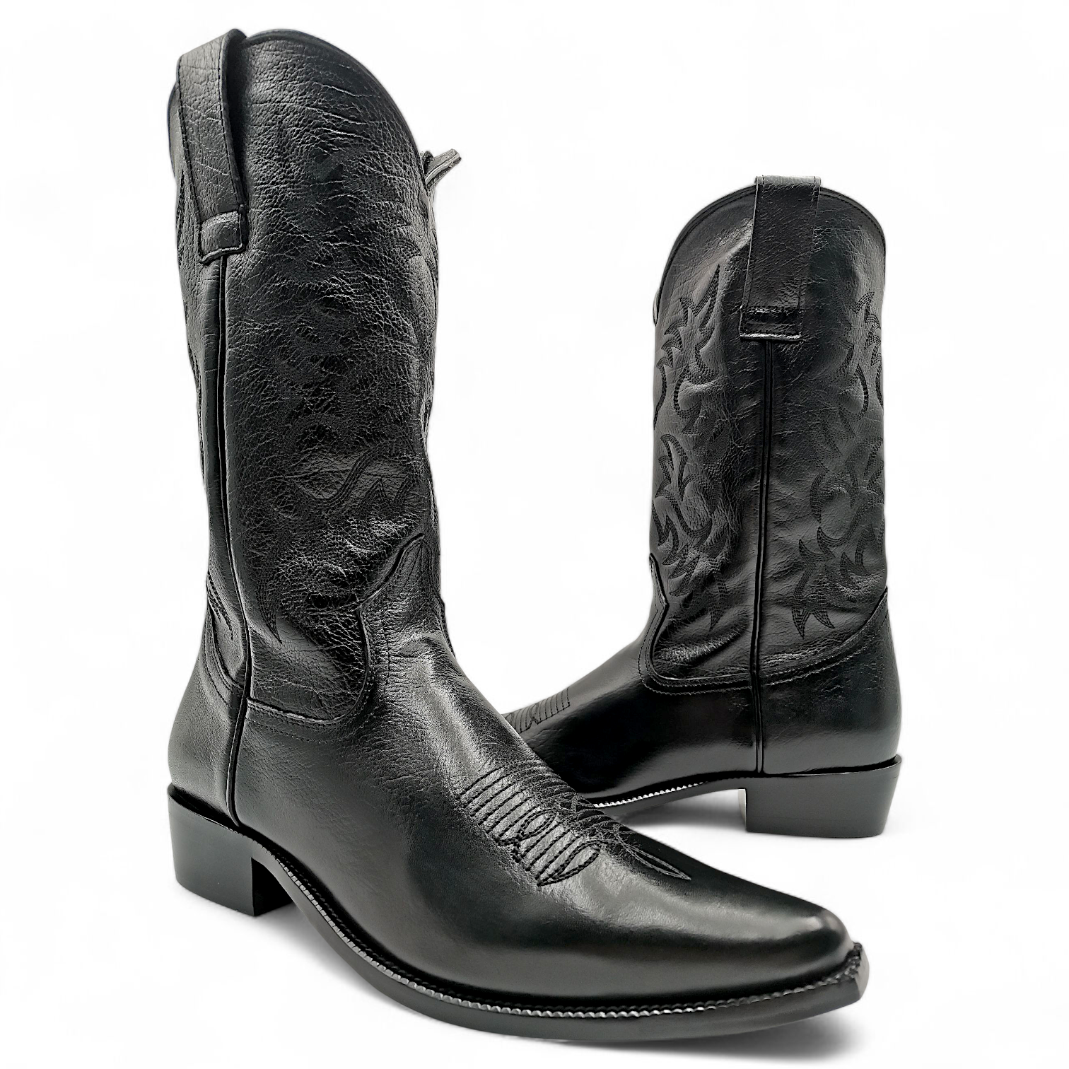 BOTA VAQUERA EN PIEL GENUINA DE VACA PARA CABALLERO (M)