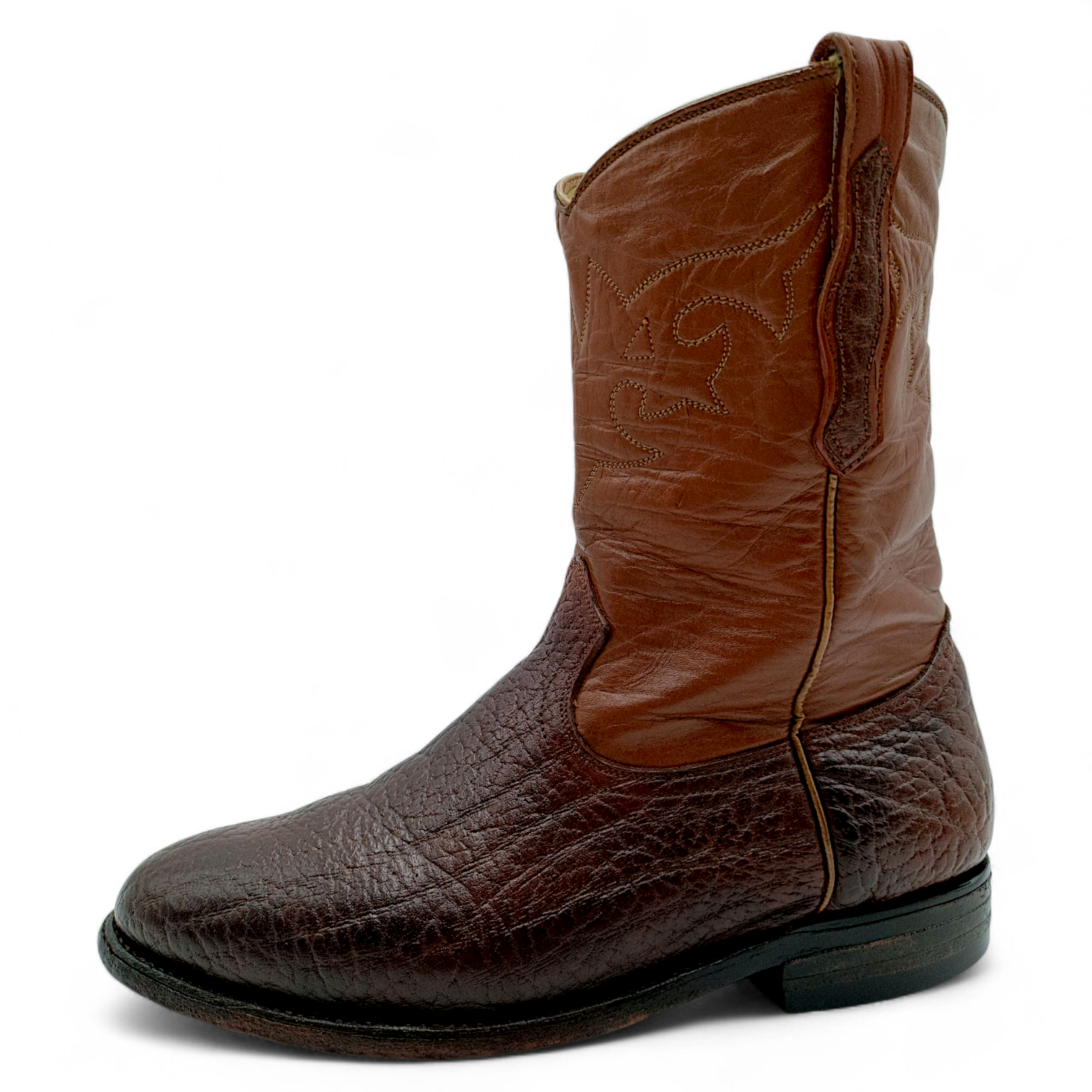 BOTA VAQUERA EN PIEL GENUINA DE TIBURÓN PARA CABALLERO (MSN)