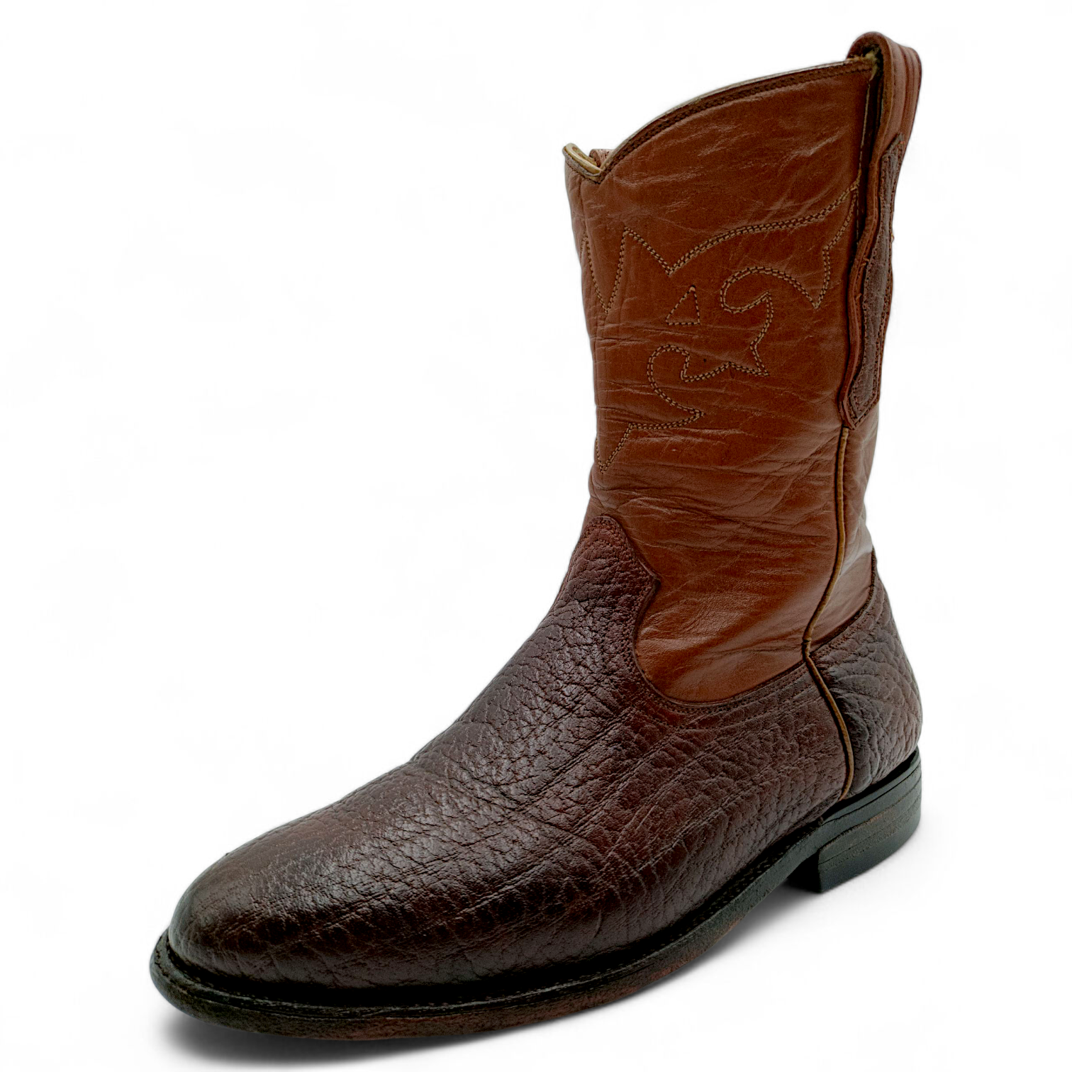 BOTA VAQUERA EN PIEL GENUINA DE TIBURÓN PARA CABALLERO (MSN)