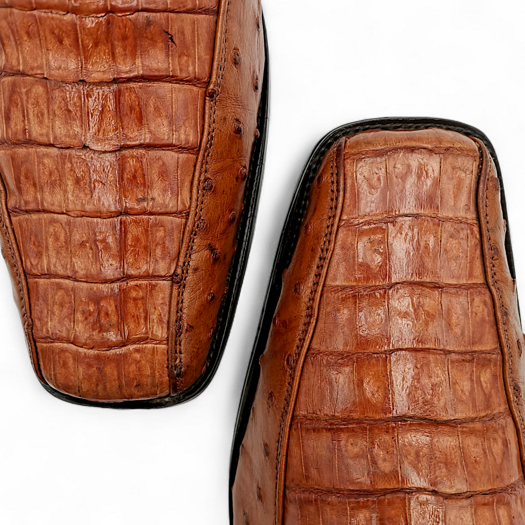 ZAPATO EN PIEL GENUINA DE COCODRILO PARA CABALLERO (MSN)