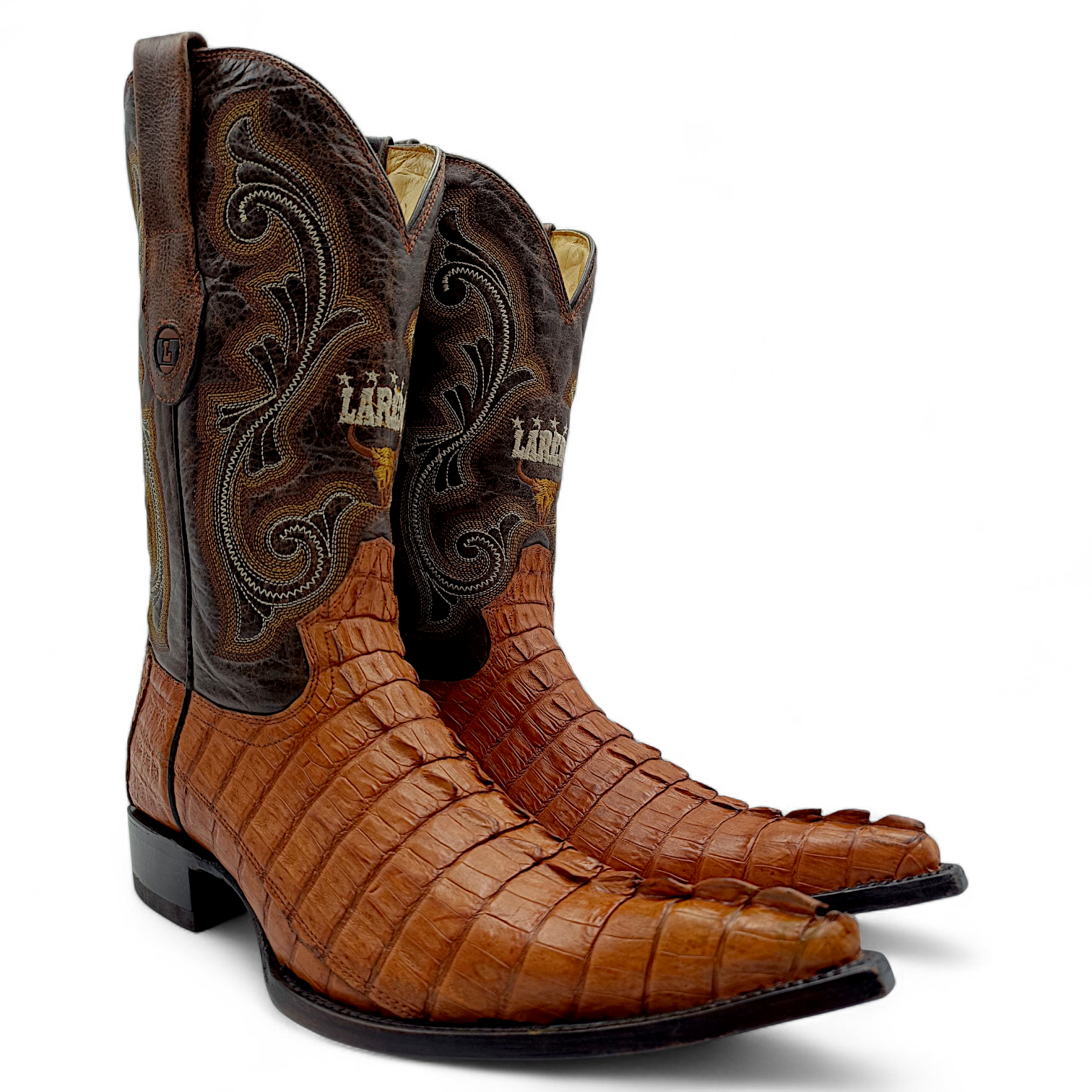 BOTA VAQUERA EN PIEL GENUINA DE COCODRILO PARA CABALLERO (MSN)