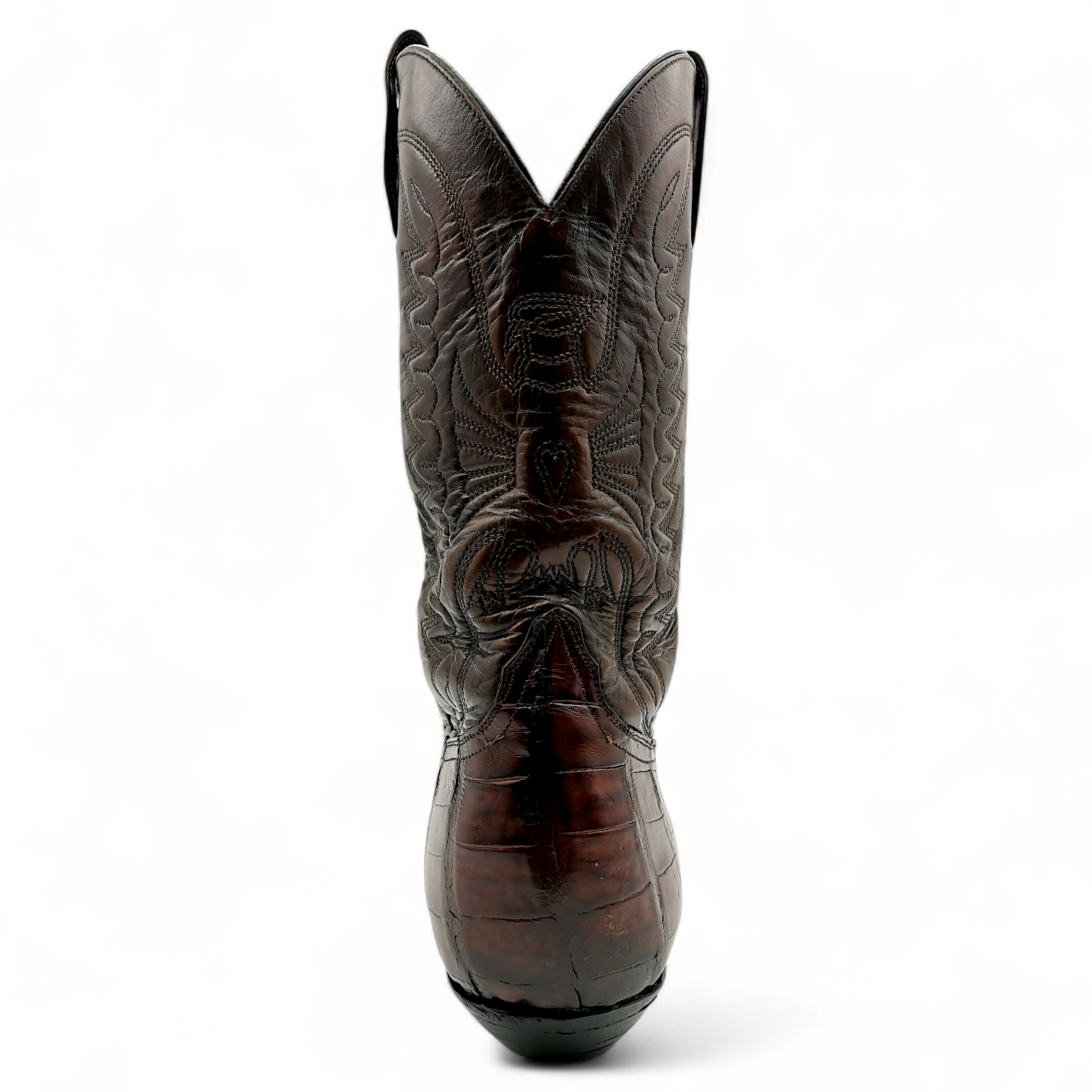 BOTA VAQUERA EN PIEL GENUINA DE COCODRILO PARA CABALLERO (MSN)