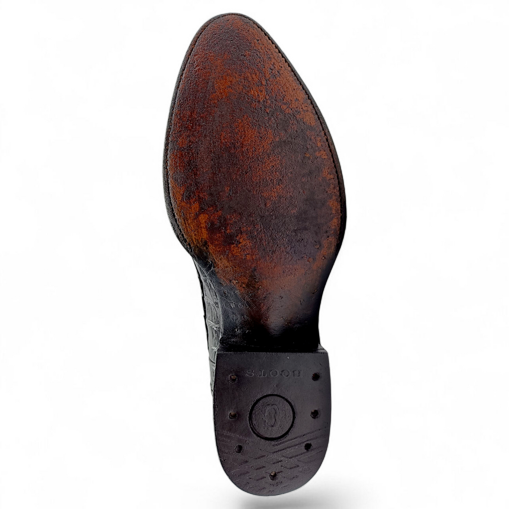 BOTA VAQUERA EN PIEL GENUINA DE COCODRILO PARA CABALLERO (MSN)