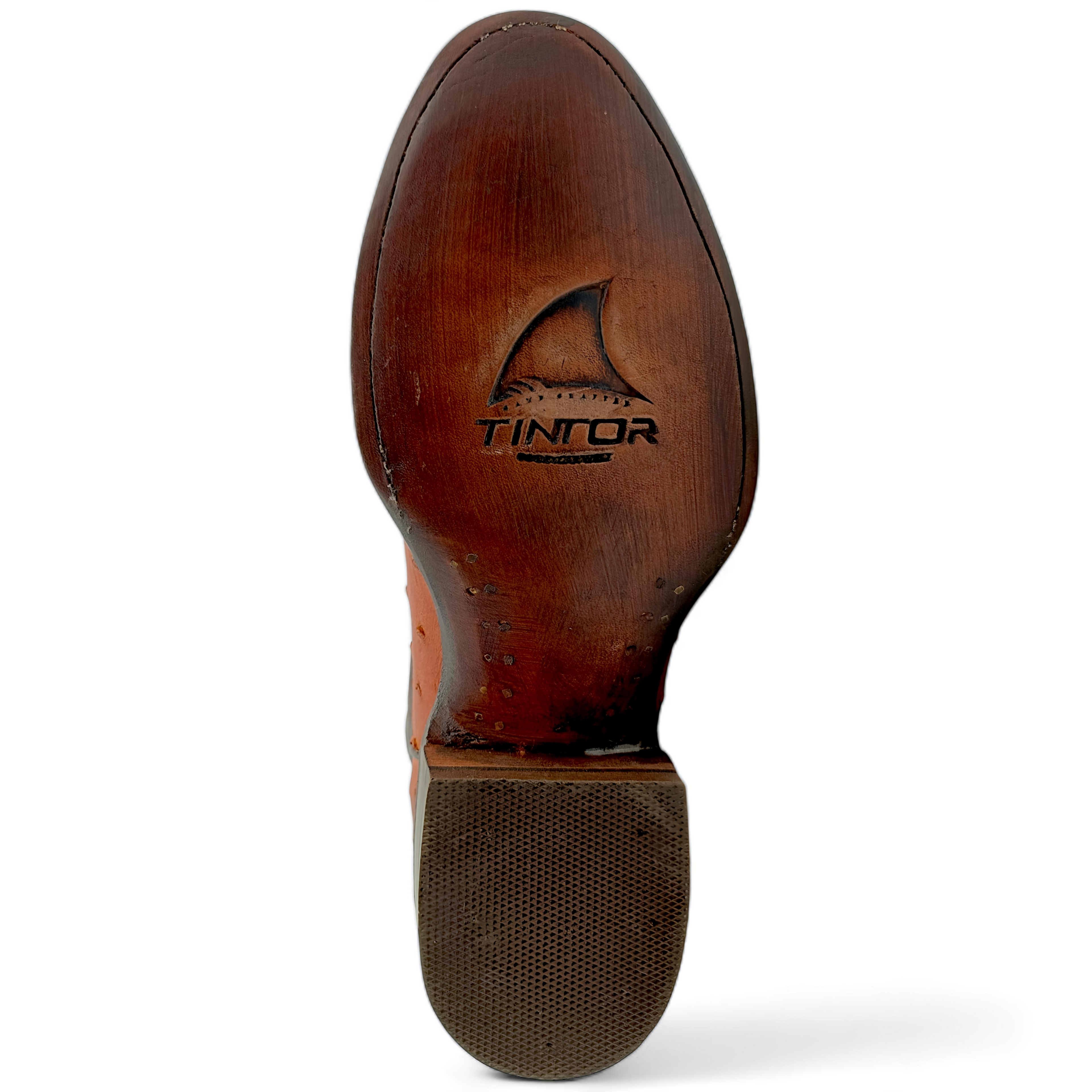 BOTA VAQUERA EN PIEL GENUINA DE AVESTRUZ PARA CABALLERO (M13)