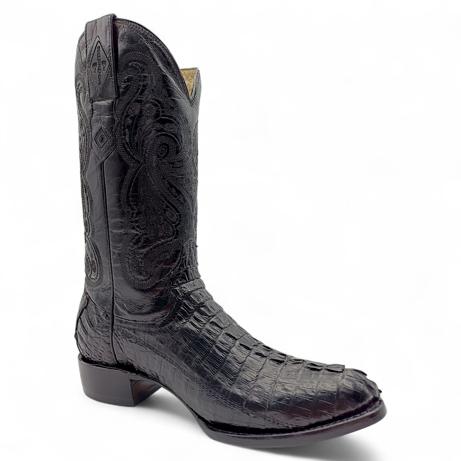 BOTA VAQUERA EN PIEL GENUINA DE COCODRILO PARA CABALLERO (MSN)