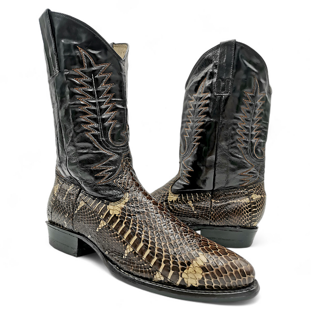 BOTA VAQUERA EN PIEL GENUINA DE COBRA PARA CABALLERO (MSN)