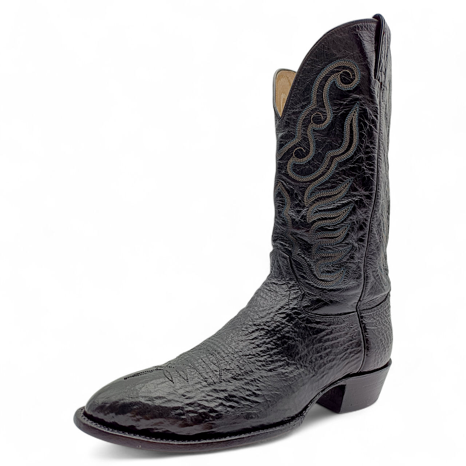 BOTA VAQUERA EN PIEL GENUINA DE TIBURÓN PARA CABALLERO (MSN)