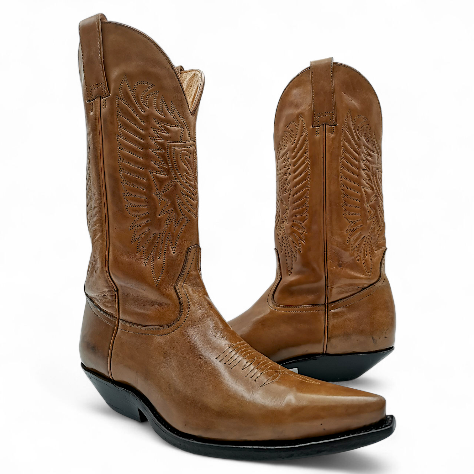 BOTA VAQUERA EN PIEL GENUINA DE VACA PARA CABALLERO (MSN)