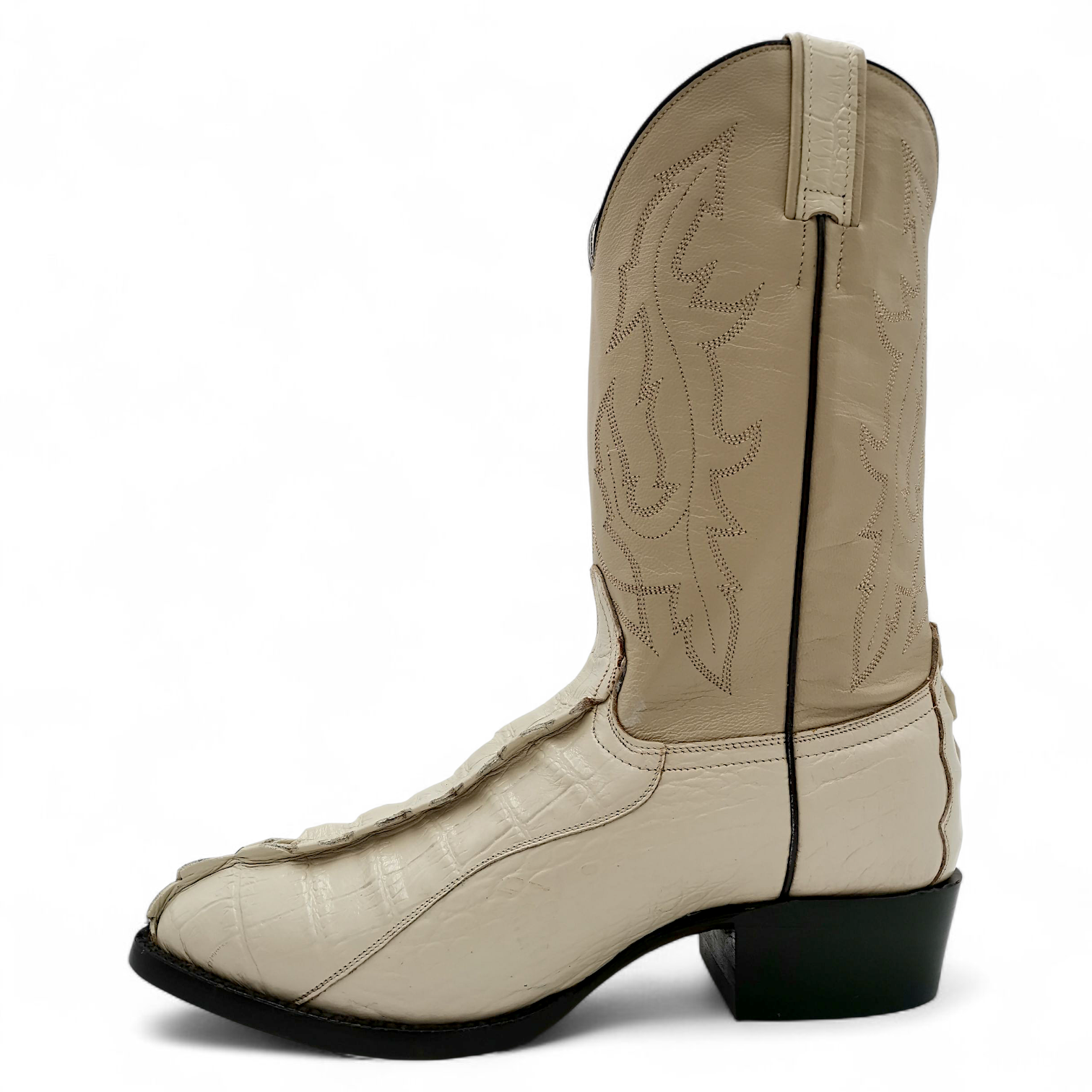 BOTA VAQUERA EN PIEL IMITACIÓN DE COCODRILO PARA CABALLERO (M)