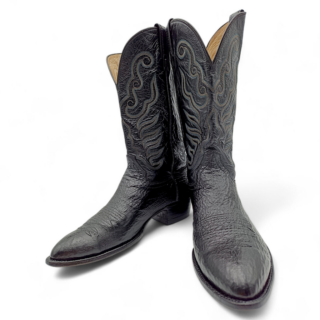 BOTA VAQUERA EN PIEL GENUINA DE TIBURÓN PARA CABALLERO (MSN)