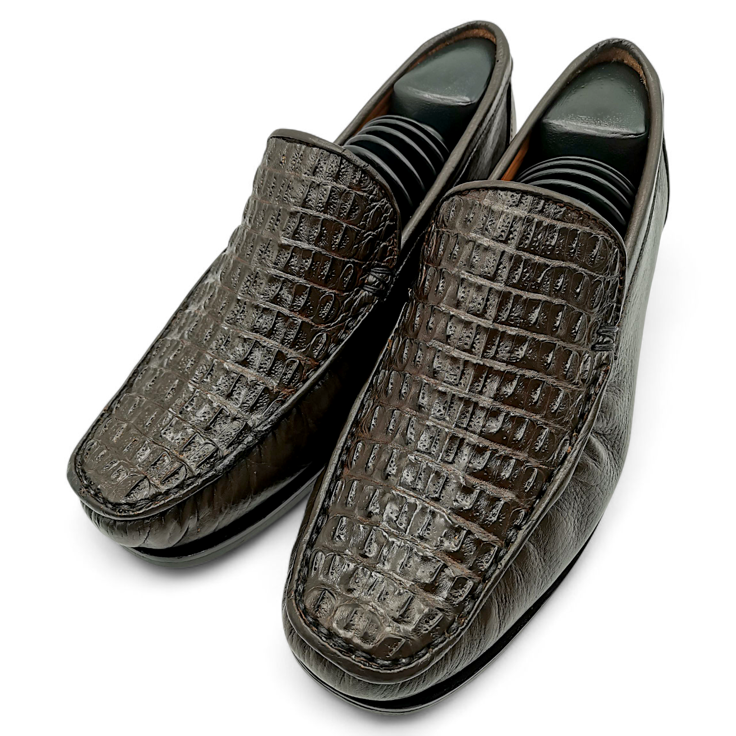 ZAPATO EN PIEL GENUINA DE COCODRILO PARA CABALLERO (MSN)