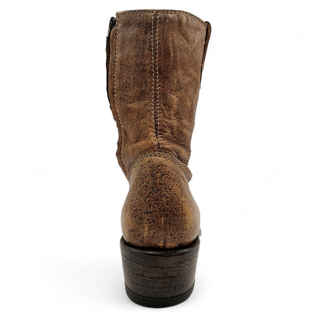 BOTA VAQUERA EN PIEL GENUINA DE VENADO PARA CABALLERO (MSN)