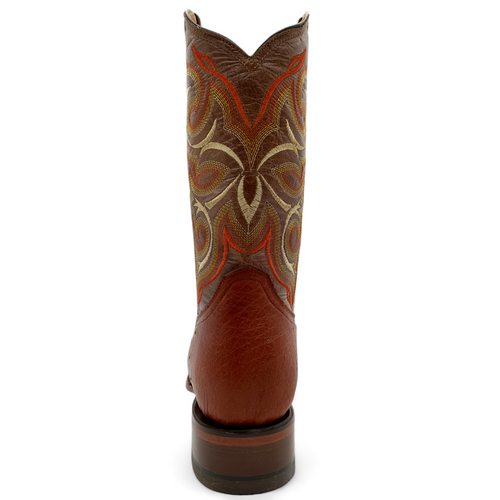 BOTA VAQUERA EN PIEL GENUINA DE AVESTRUZ PARA CABALLERO (M10)