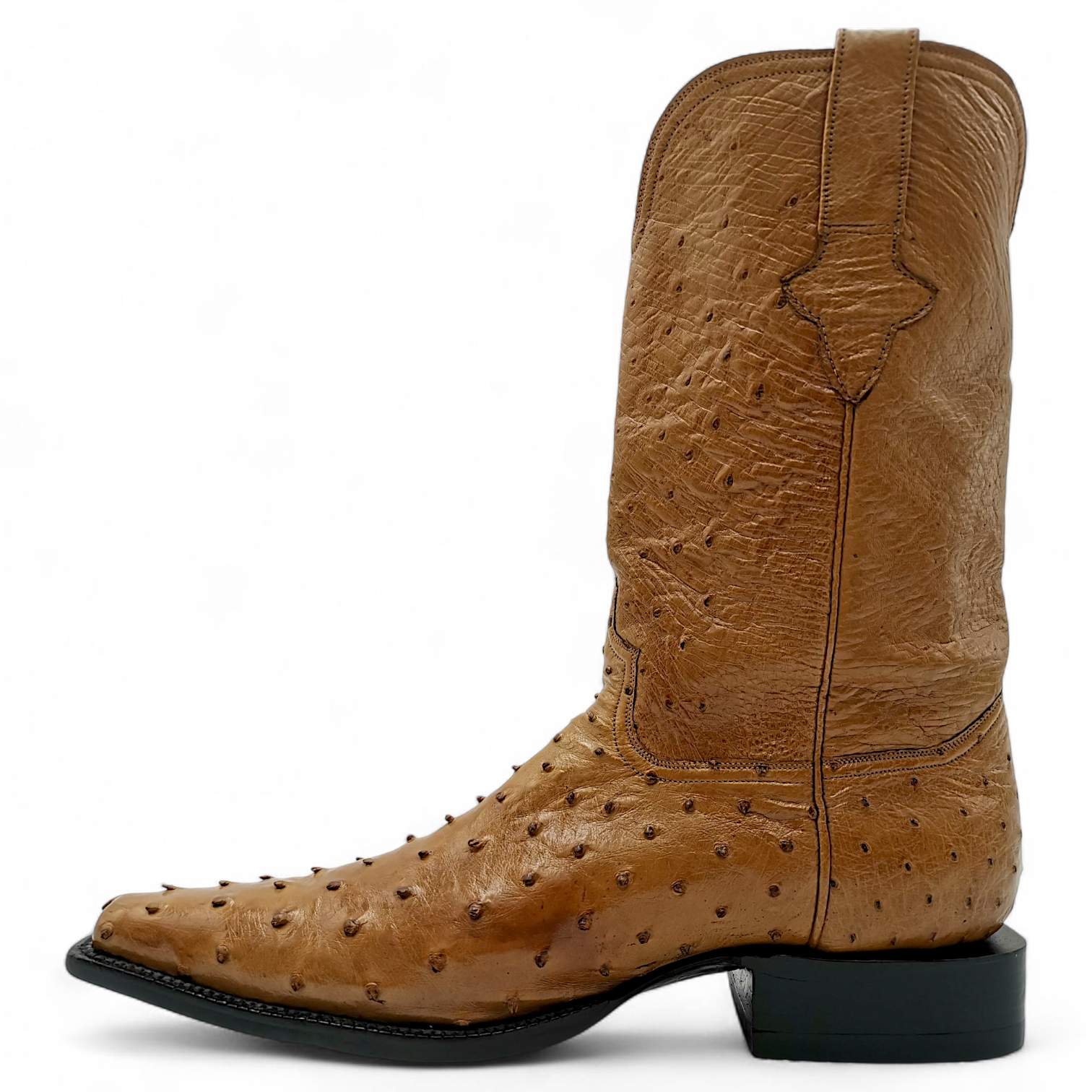 BOTA VAQUERA EN PIEL GENUINA DE AVESTRUZ PARA CABALLERO (MSN)