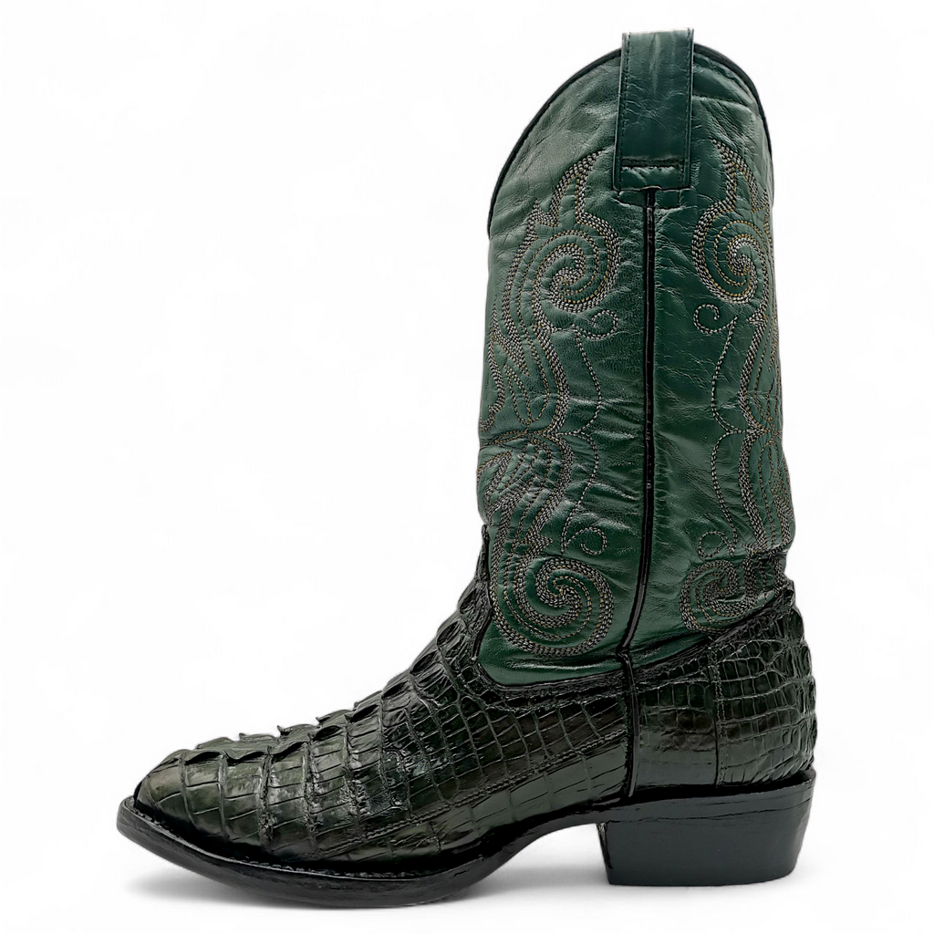 BOTA VAQUERA EN PIEL GENUINA DE COCODRILO PARA CABALLERO (MSN)