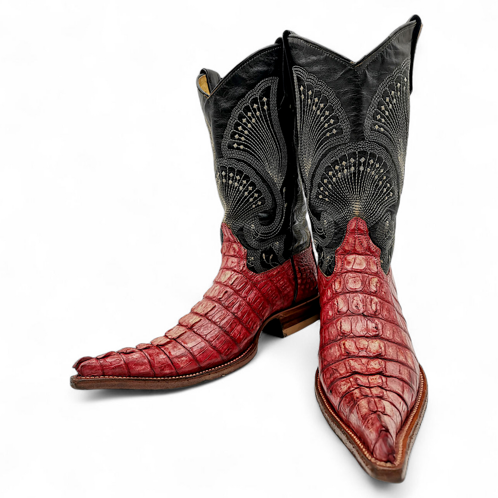 BOTA VAQUERA EN PIEL GENUINA DE COCODRILO PARA CABALLERO (MSN)