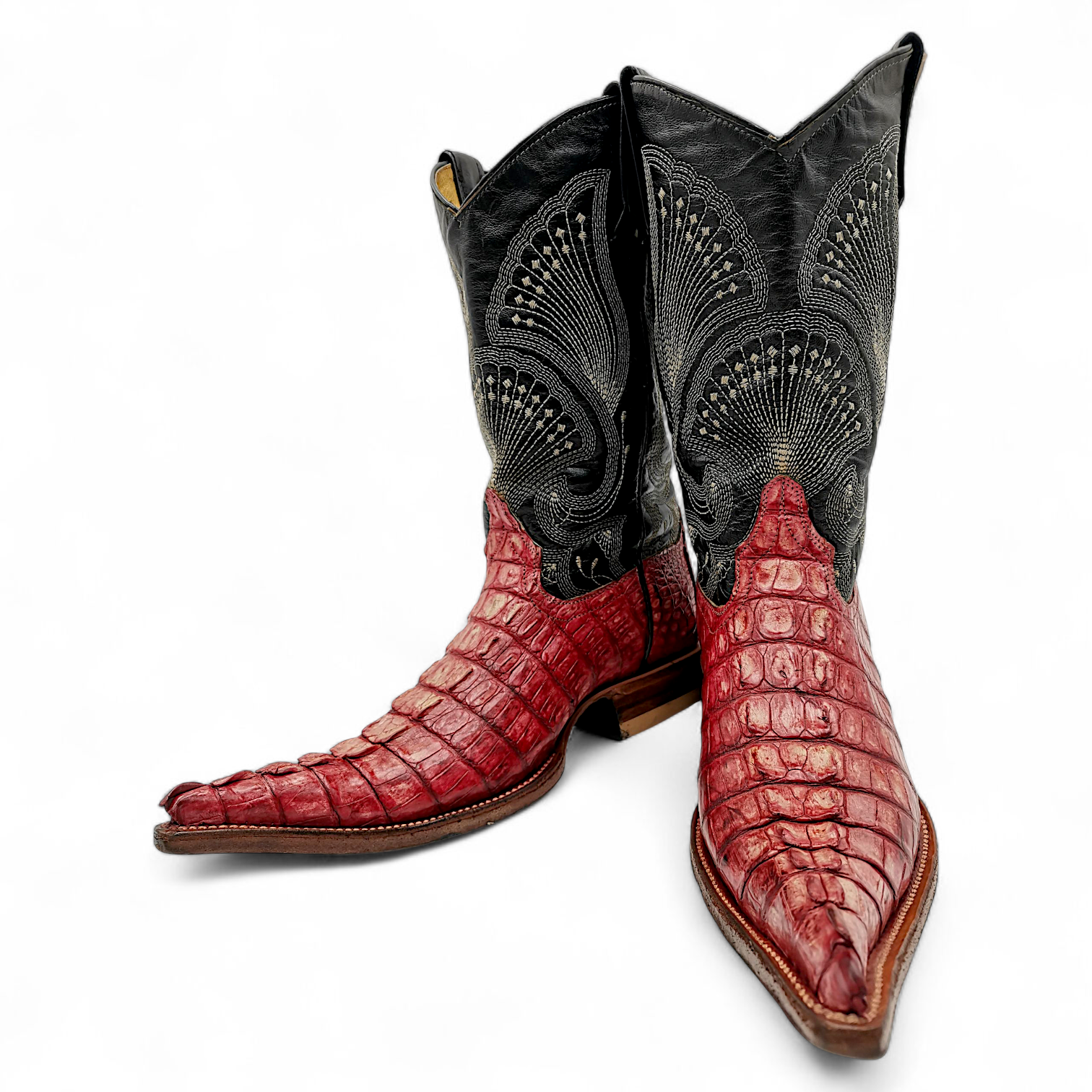 BOTA VAQUERA EN PIEL GENUINA DE COCODRILO PARA CABALLERO (MSN)