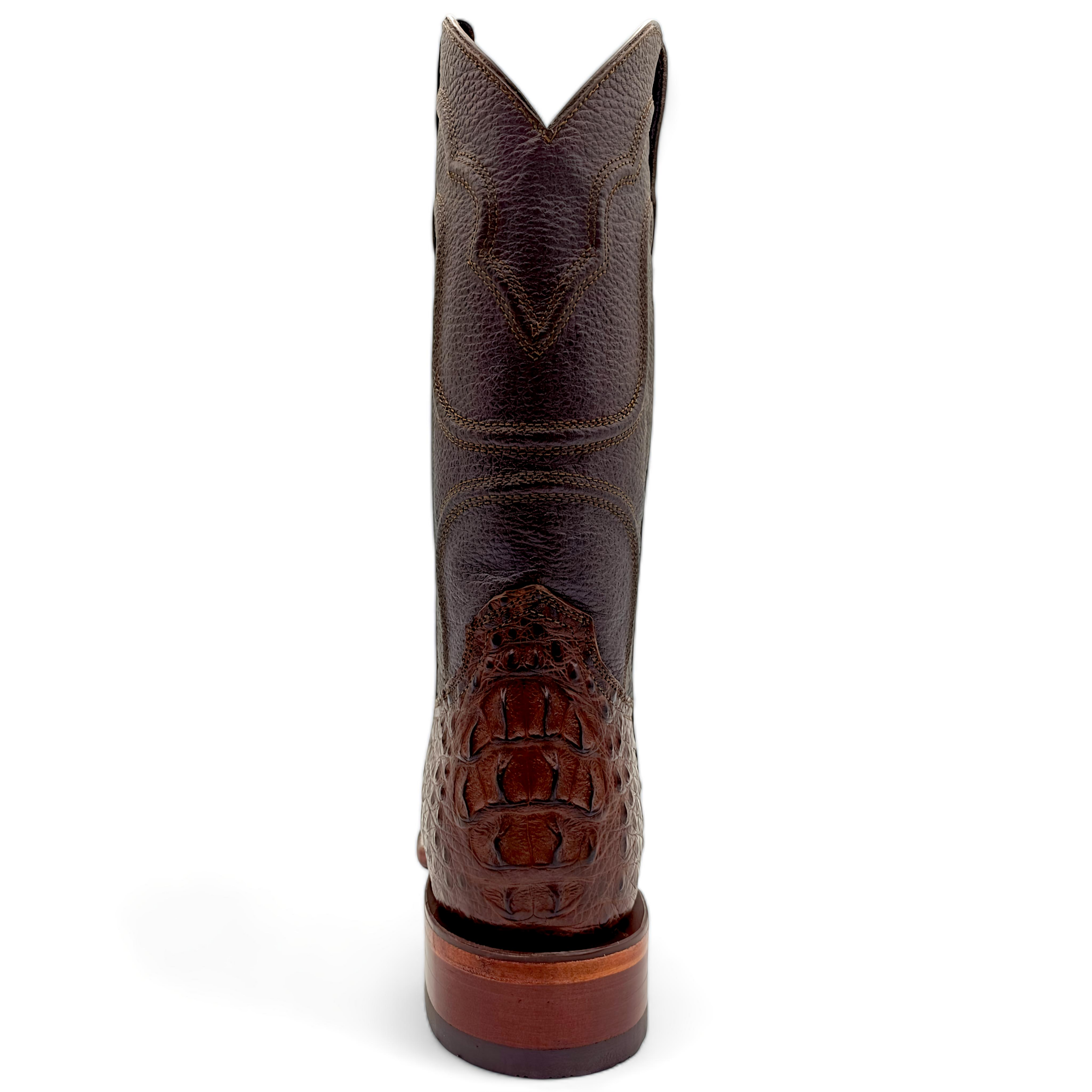 BOTA VAQUERA EN PIEL GENUINA DE COCODRILO PARA CABALLERO (MM IMPERIAL)