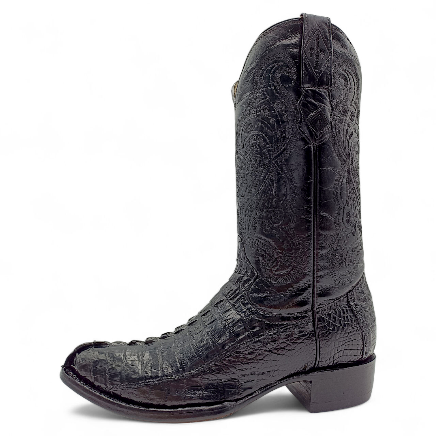BOTA VAQUERA EN PIEL GENUINA DE COCODRILO PARA CABALLERO (MSN)