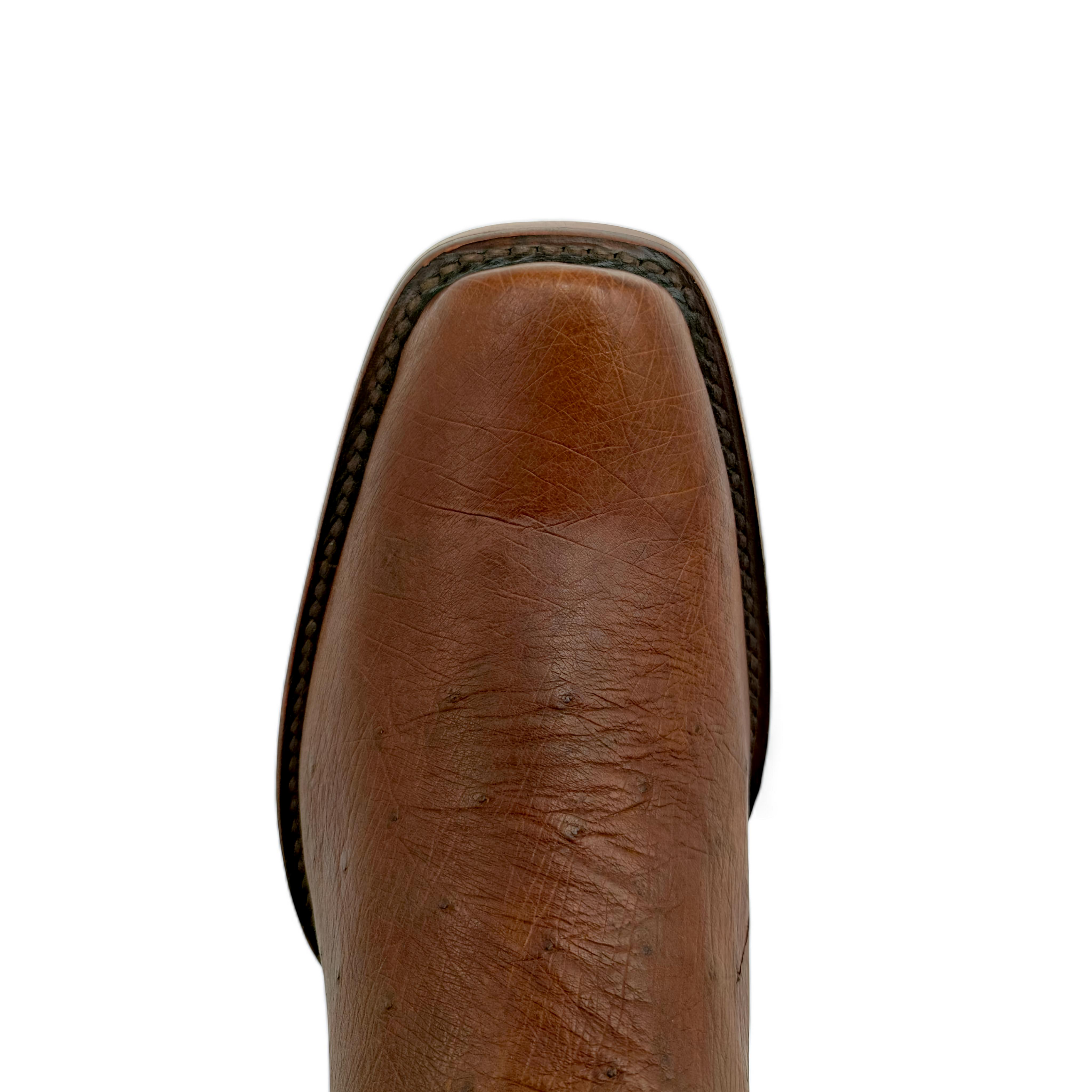 BOTA VAQUERA EN PIEL GENUINA DE AVESTRUZ PARA CABALLERO (M20)
