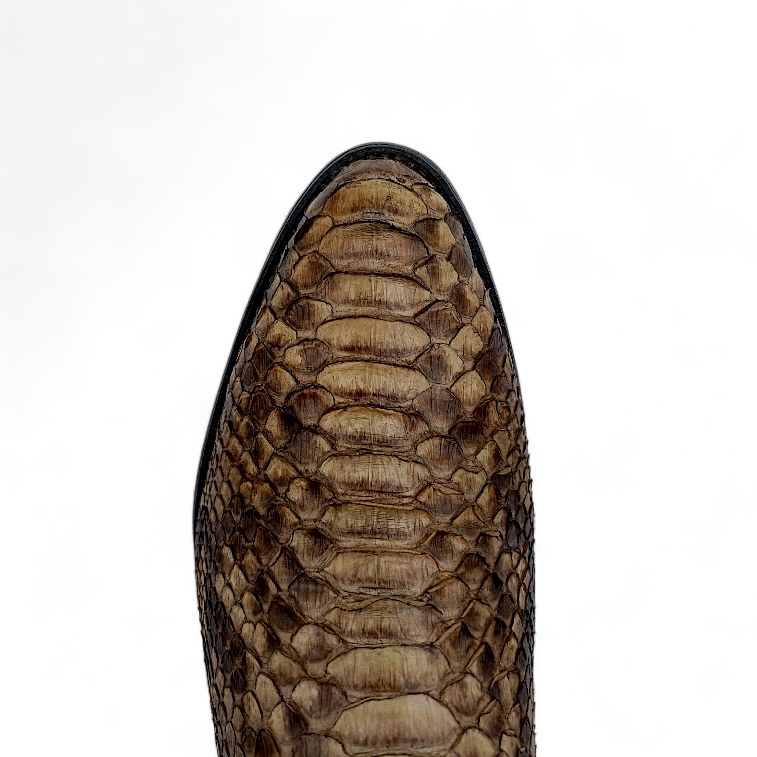 BOTA VAQUERA EN PIEL GENUINA DE PYTHON PARA CABALLERO (MSN)