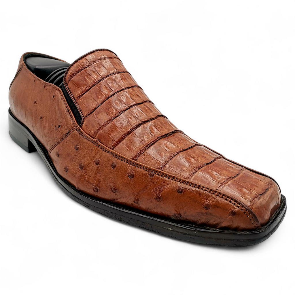 ZAPATO EN PIEL GENUINA DE COCODRILO PARA CABALLERO (MSN)