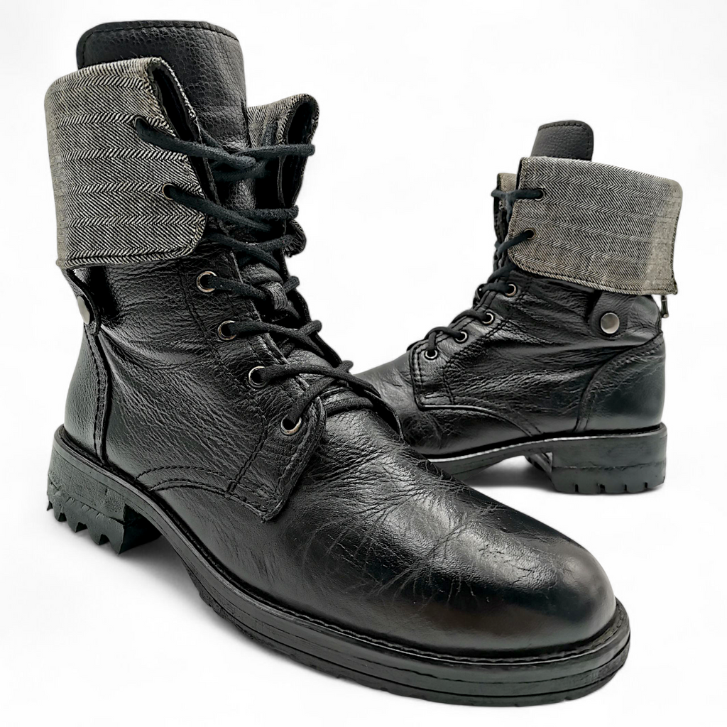 BOTA EN PIEL GENUINA DE VACA PARA CABALLERO (MSN)