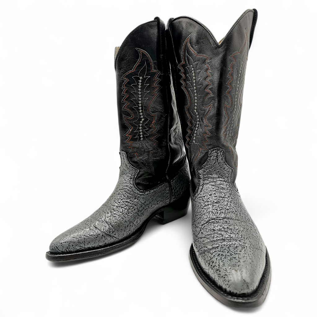 BOTA VAQUERA EN PIEL GENUINA DE TIBURÓN PARA CABALLERO (MSN)