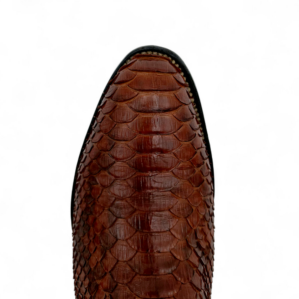 BOTA VAQUERA EN PIEL GENUINA DE PYTHON PARA CABALLERO (MSN)