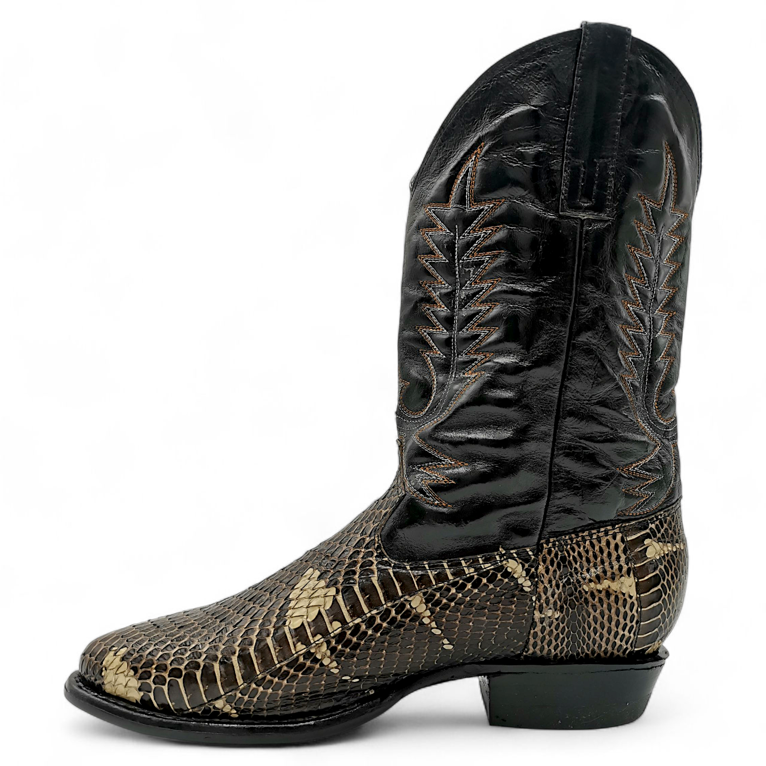 BOTA VAQUERA EN PIEL GENUINA DE COBRA PARA CABALLERO (MSN)