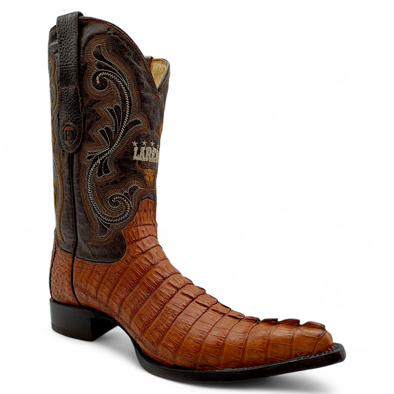 BOTA VAQUERA EN PIEL GENUINA DE COCODRILO PARA CABALLERO (MSN)