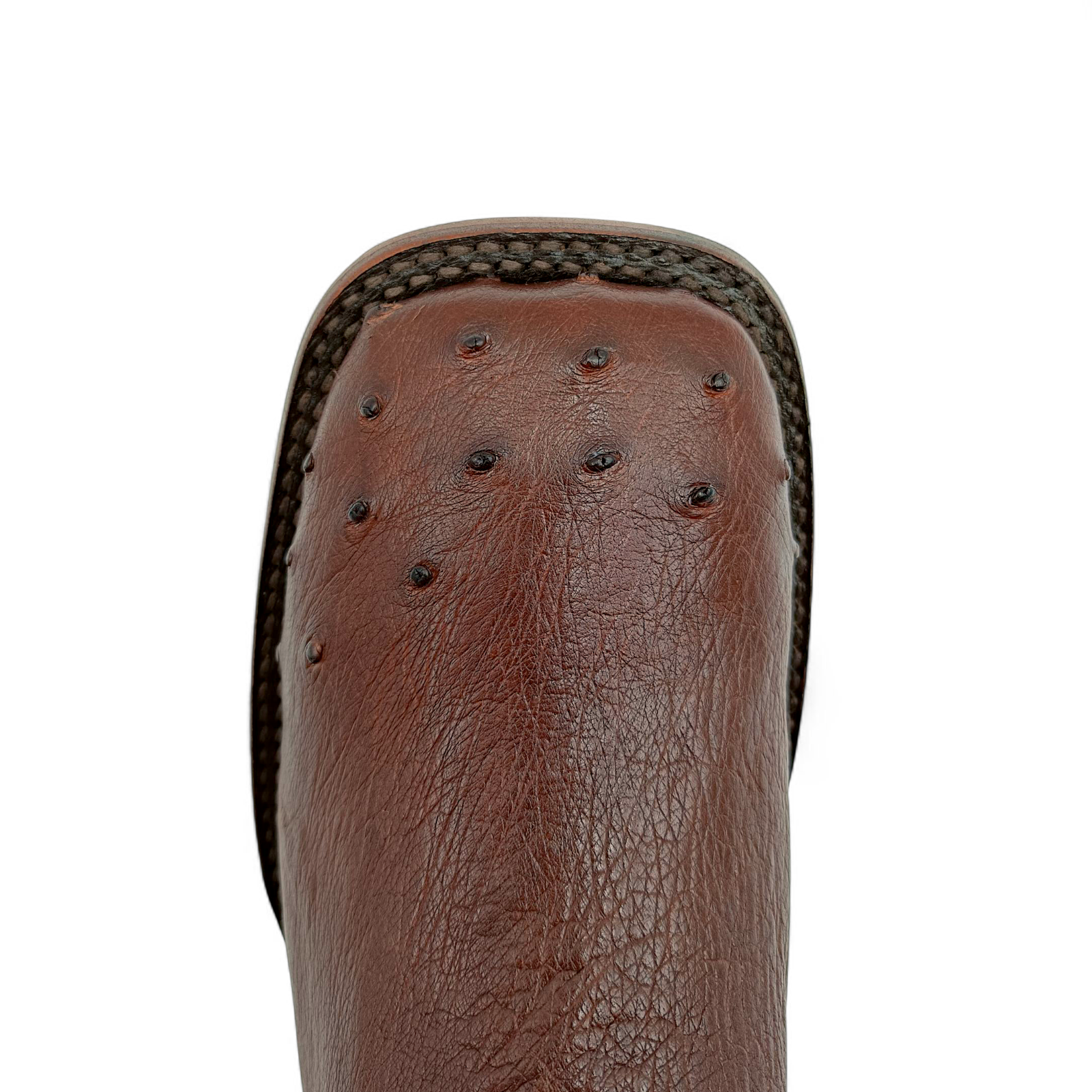 BOTA VAQUERA EN PIEL GENUINA DE AVESTRUZ PARA CABALLERO (M14)
