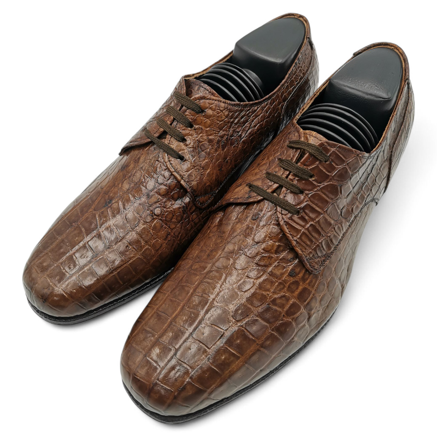 ZAPATO EN PIEL GENUINA DE COCODRILO PARA CABALLERO (MSN)