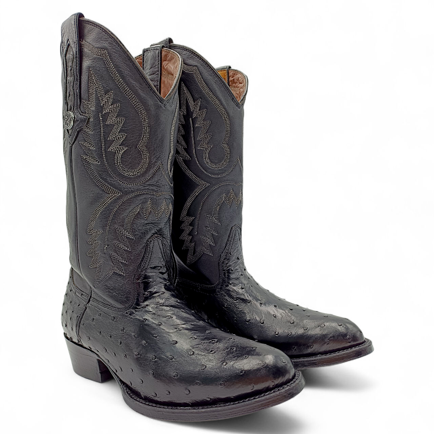 BOTA VAQUERA EN PIEL GENUINA DE AVESTRUZ PARA CABALLERO (MSN)