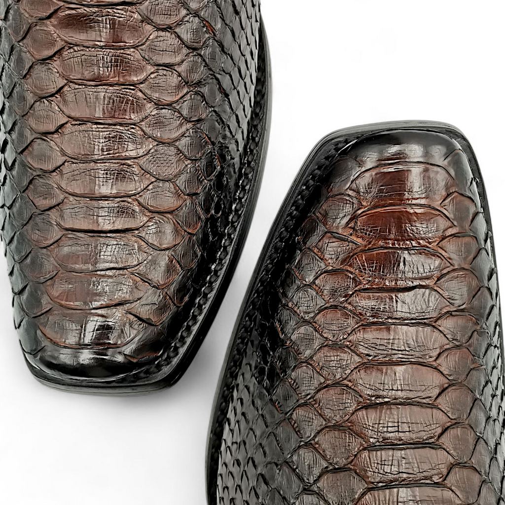 BOTA VAQUERA EN PIEL GENUINA DE PYTHON PARA CABALLERO (MSN)
