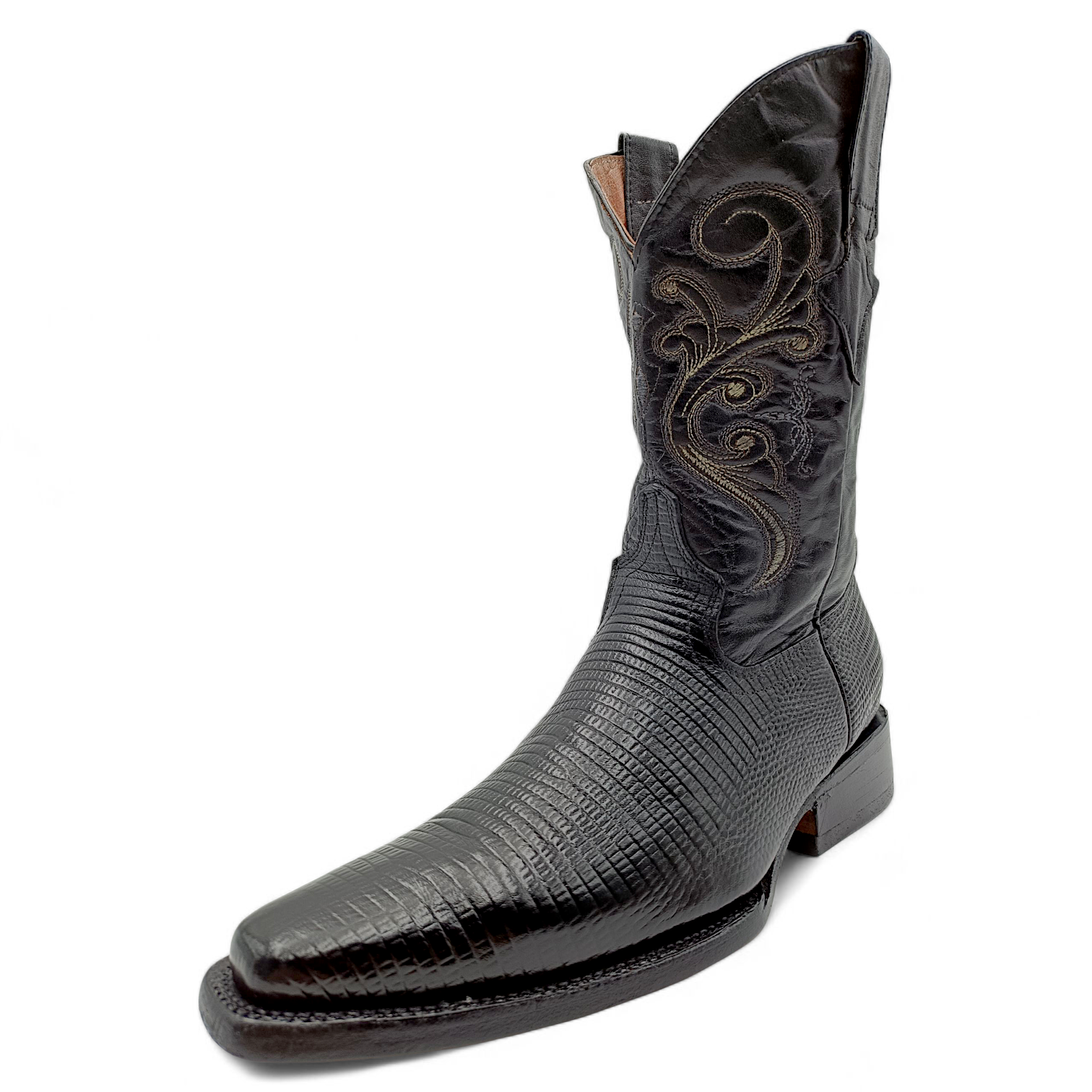 BOTA VAQUERA EN PIEL IMITACIÓN DE LIZARD PARA CABALLERO (MSN)
