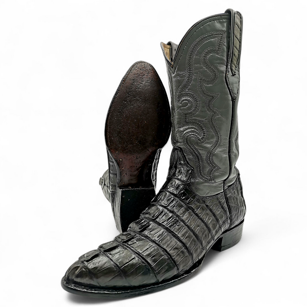 BOTA VAQUERA EN PIEL GENUINA DE COCODRILO PARA CABALLERO (MSN)