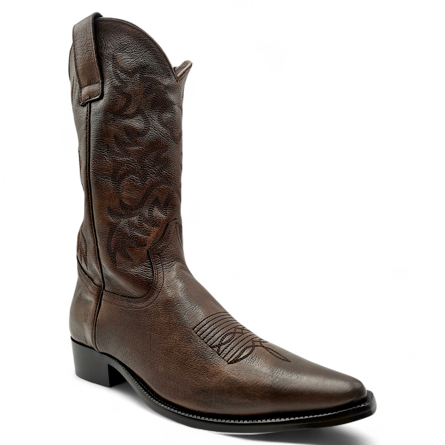 BOTA VAQUERA EN PIEL GENUINA DE VACA PARA CABALLERO (M)