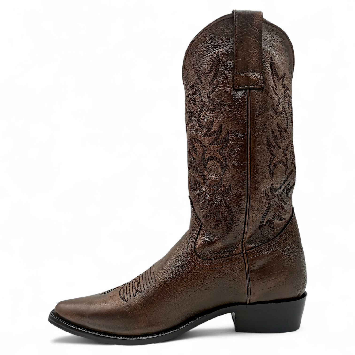 BOTA VAQUERA EN PIEL GENUINA DE VACA PARA CABALLERO (M)