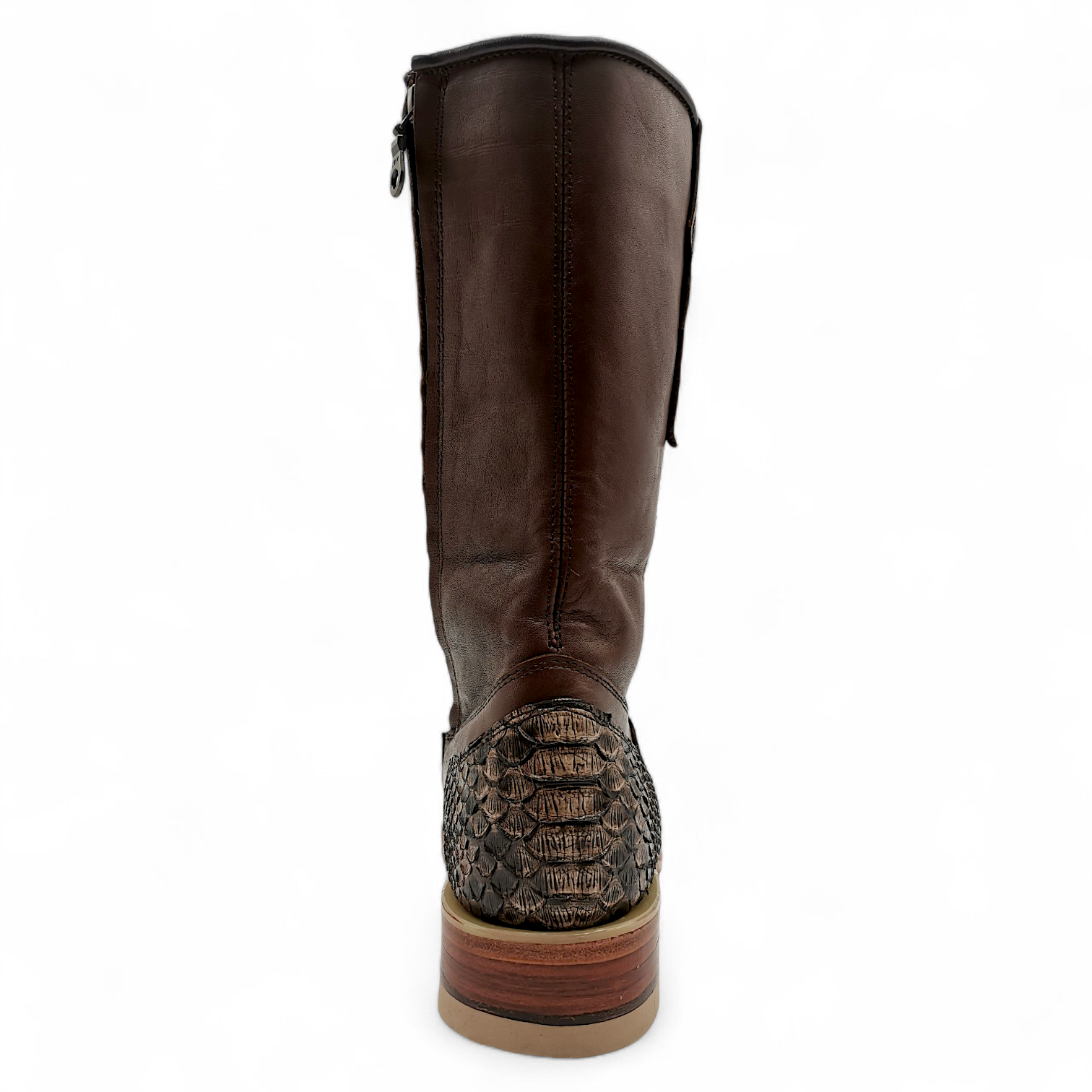 BOTA VAQUERA EN PIEL GENUINA DE PYTHON PARA CABALLERO (M)