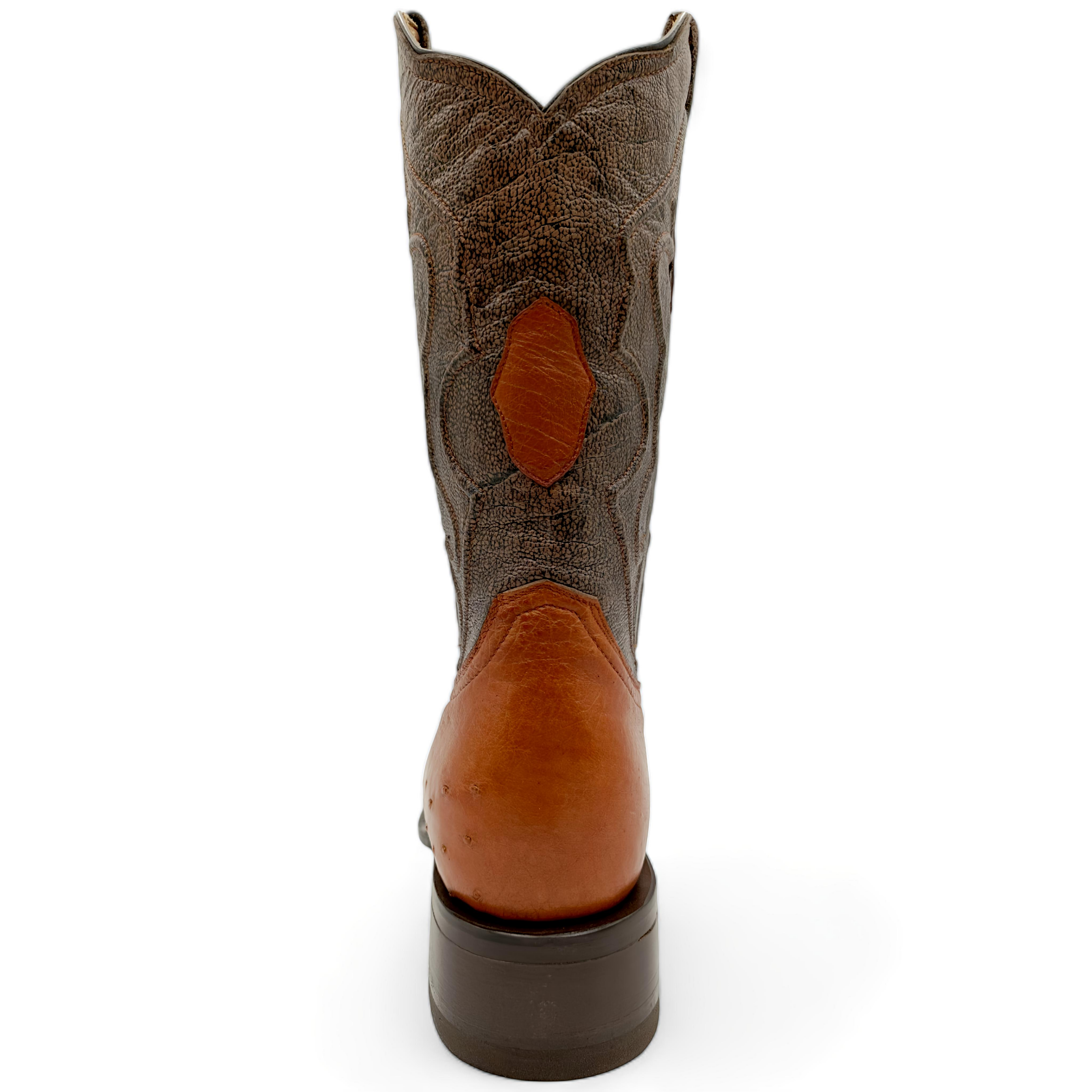 BOTA VAQUERA EN PIEL GENUINA DE AVESTRUZ PARA CABALLERO (M5)