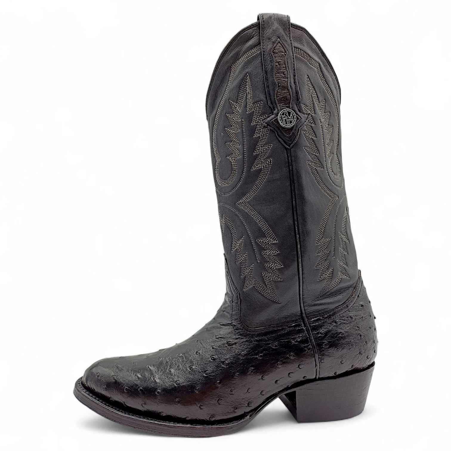 BOTA VAQUERA EN PIEL GENUINA DE AVESTRUZ PARA CABALLERO (MSN)
