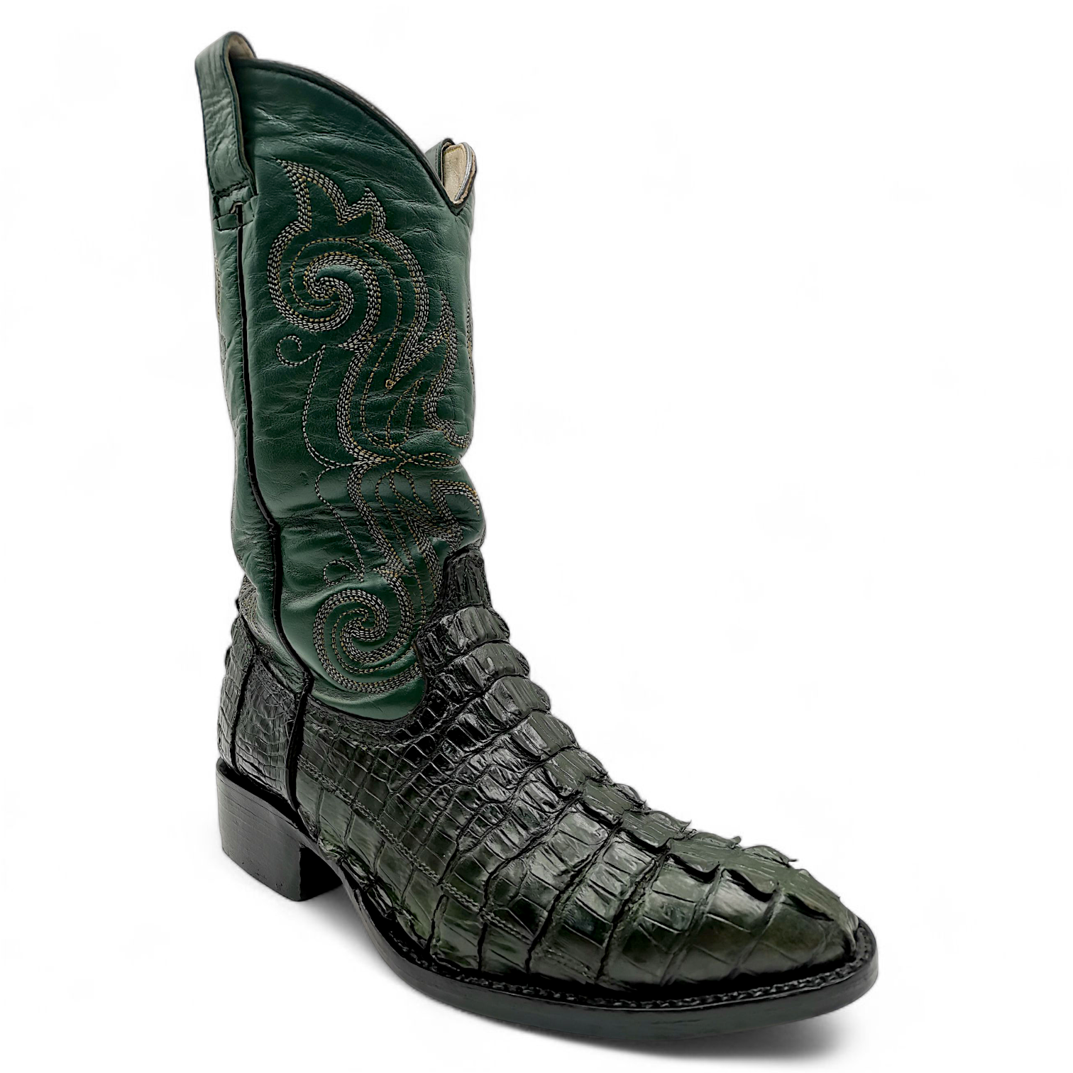 BOTA VAQUERA EN PIEL GENUINA DE COCODRILO PARA CABALLERO (MSN)
