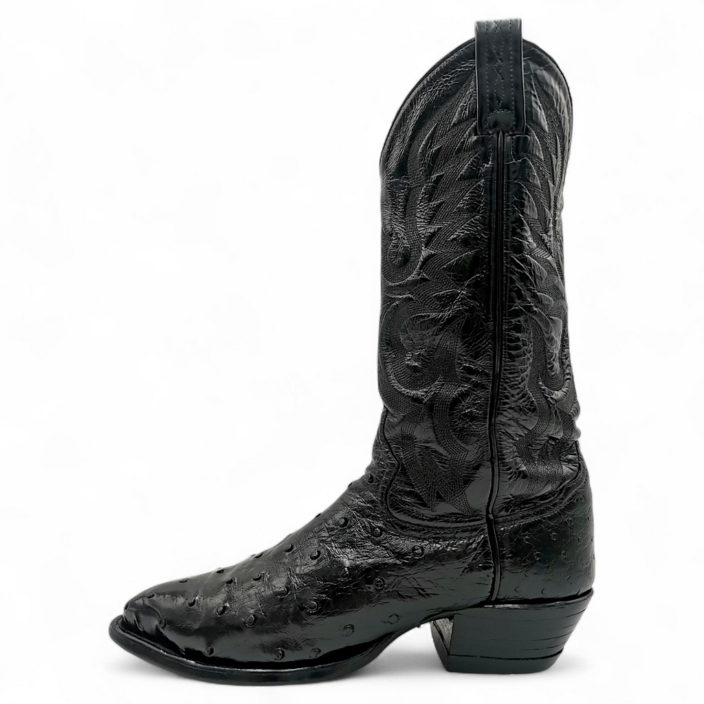 BOTA VAQUERA EN PIEL GENUINA DE AVESTRUZ PARA CABALLERO (MSN)