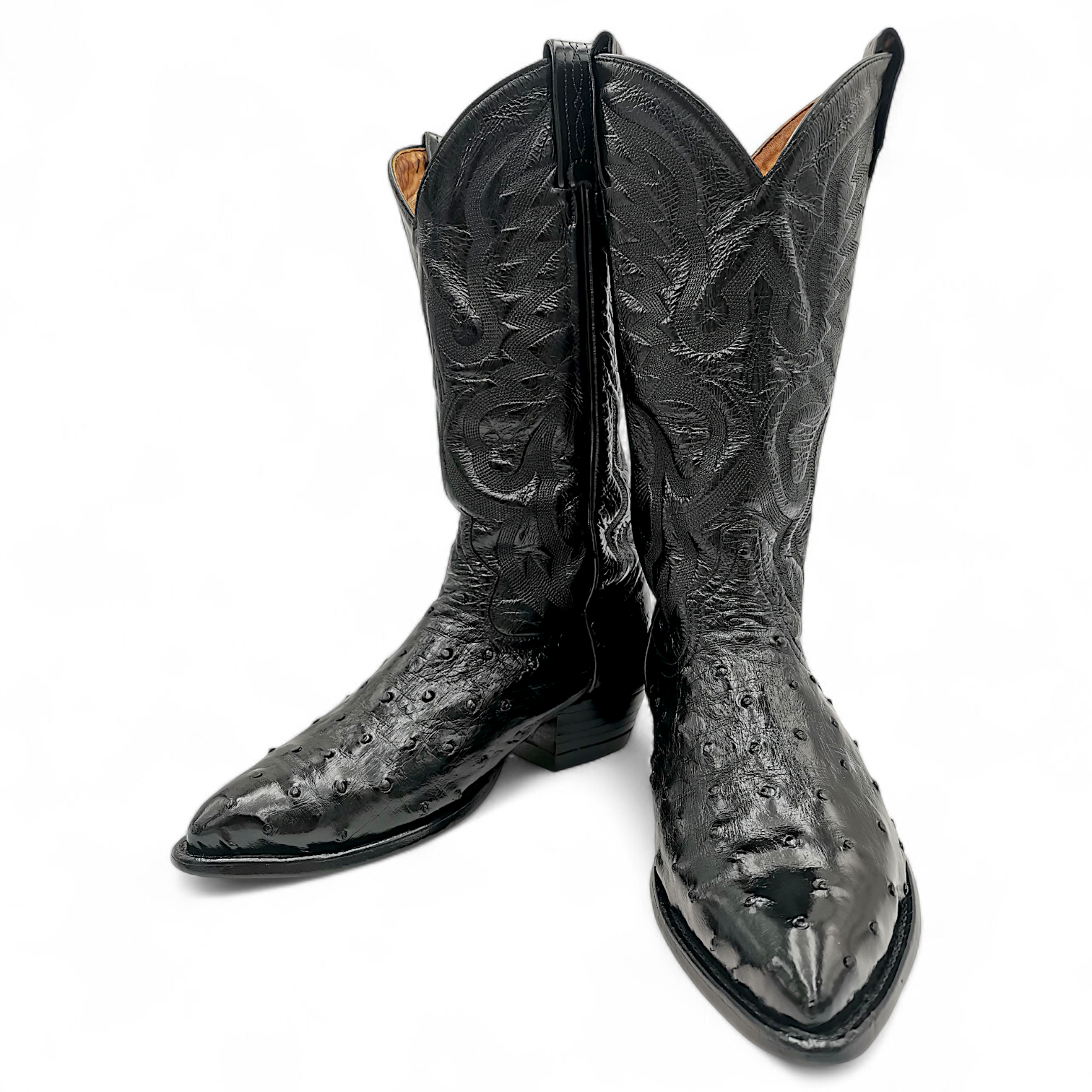 BOTA VAQUERA EN PIEL GENUINA DE AVESTRUZ PARA CABALLERO (MSN)