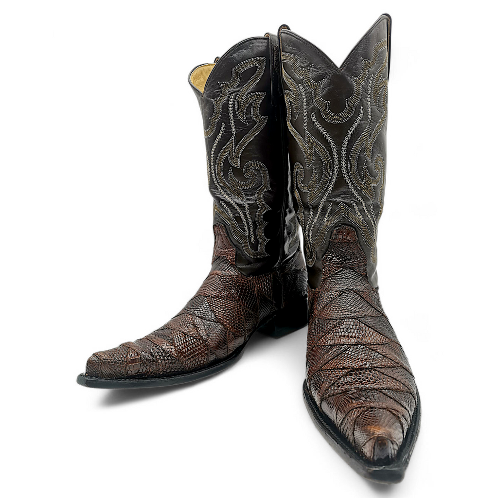 BOTA VAQUERA EN PIEL GENUINA DE LIZARD PARA CABALLERO (MSN)
