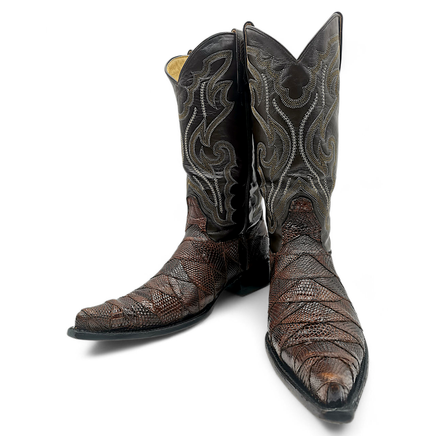 BOTA VAQUERA EN PIEL GENUINA DE LIZARD PARA CABALLERO (MSN)