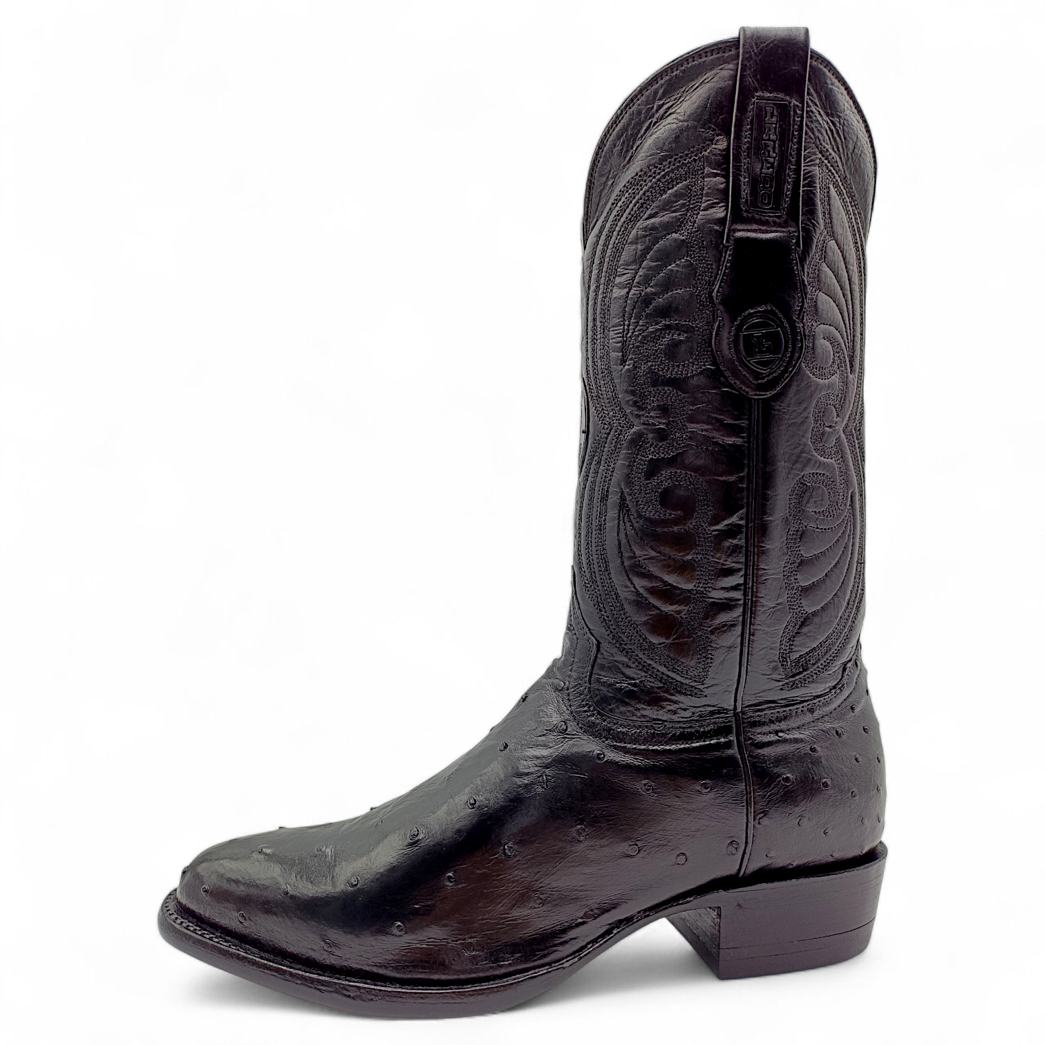 BOTA VAQUERA EN PIEL GENUINA DE AVESTRUZ PARA CABALLERO (MSN)